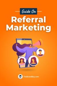 "Two people sharing a product recommendation on their smartphones, highlighting the impact of referral marketing."